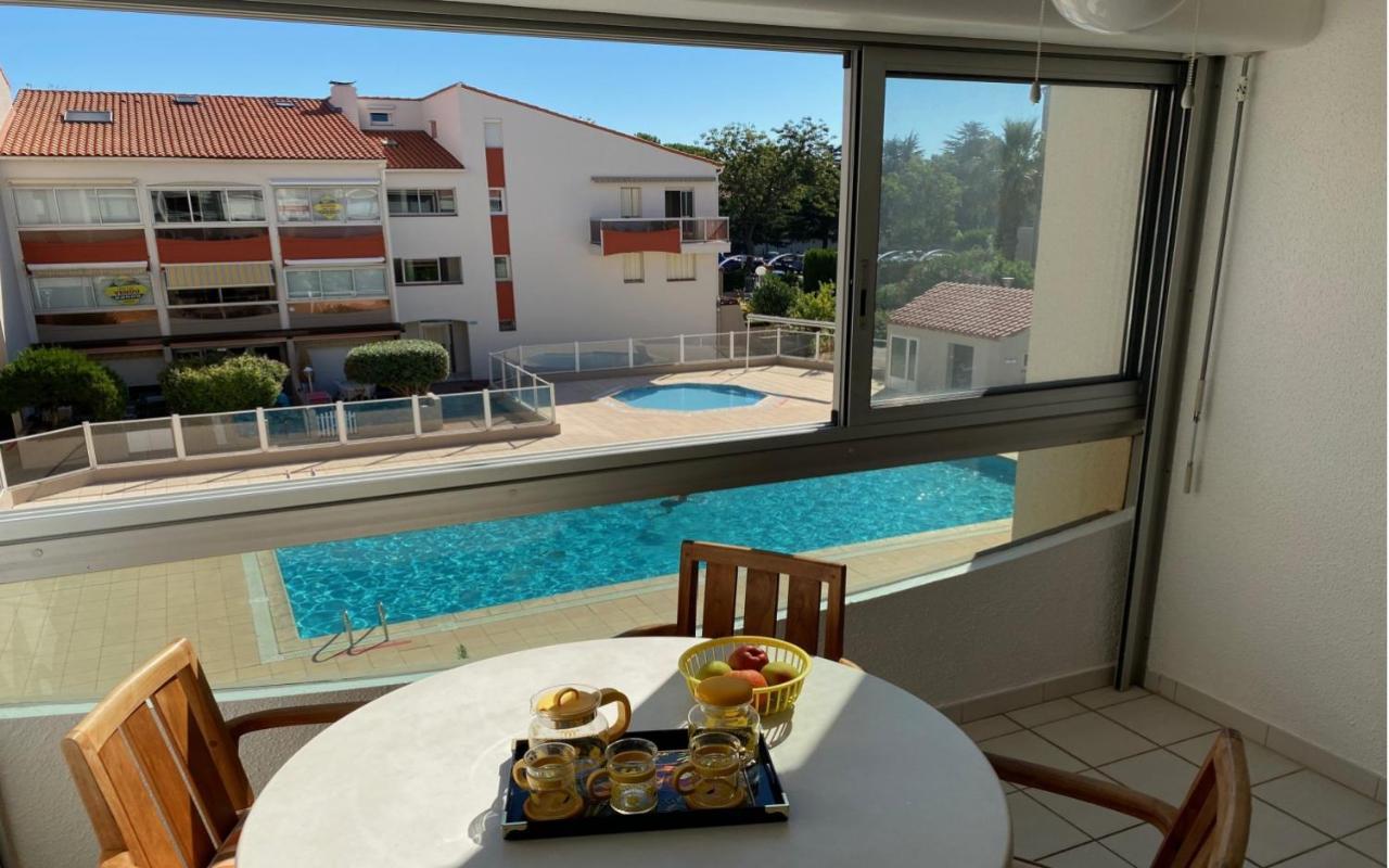 Argeles Plage Studio Piscine Park. Privatif Dans Res. Securisee Exteriör bild